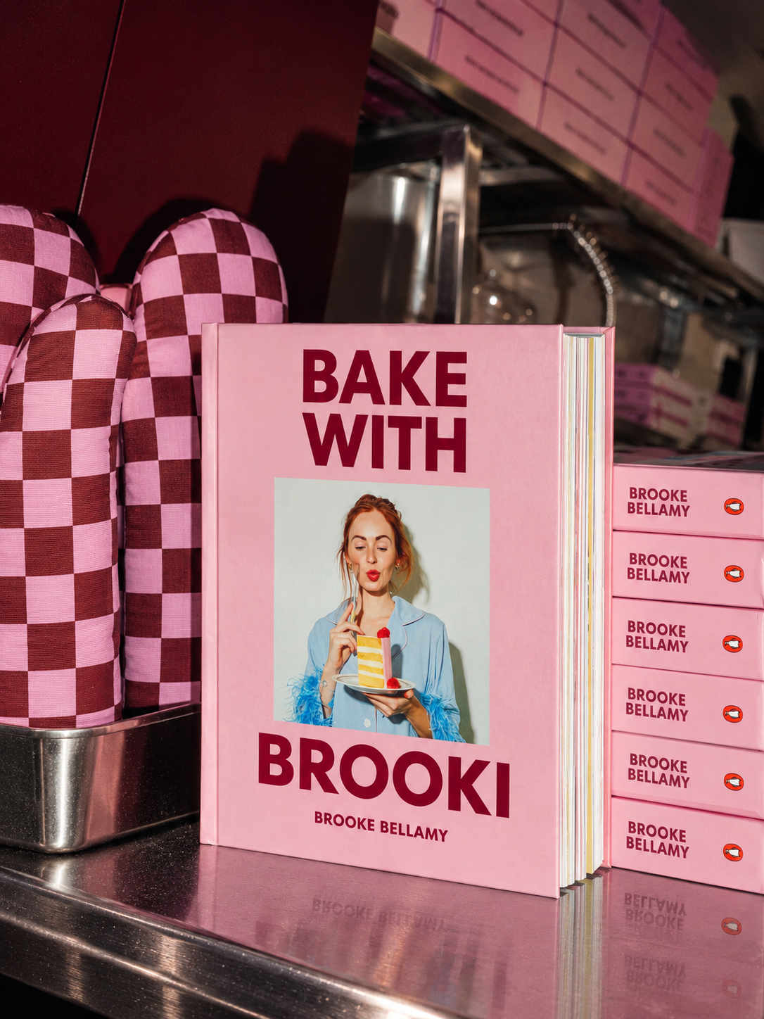 Signed Bake with Brooki cookbook by Brooke Bellamy