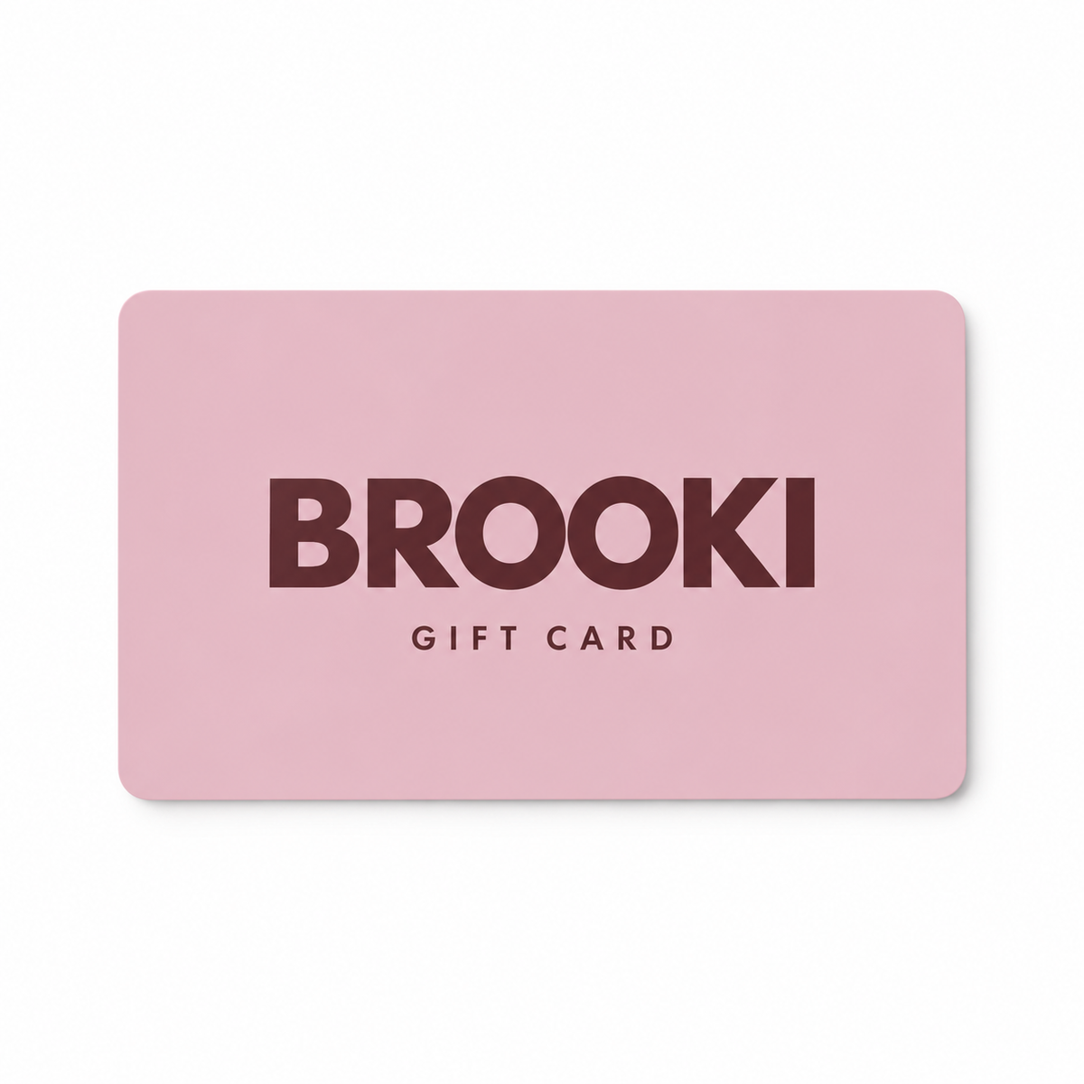 Brooki pink gift card