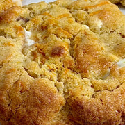 Brooki carrot cake cookie with cream cheese centre
