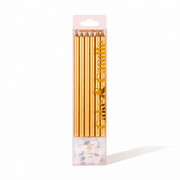 Brooki gold cake candles, retail pack