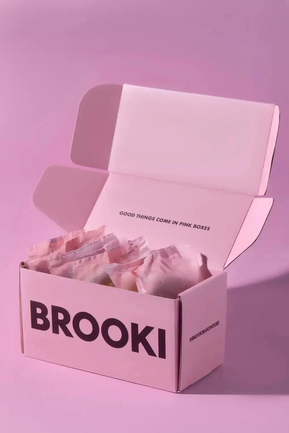 Brooki Signature Cookie Box of six chunky cookies