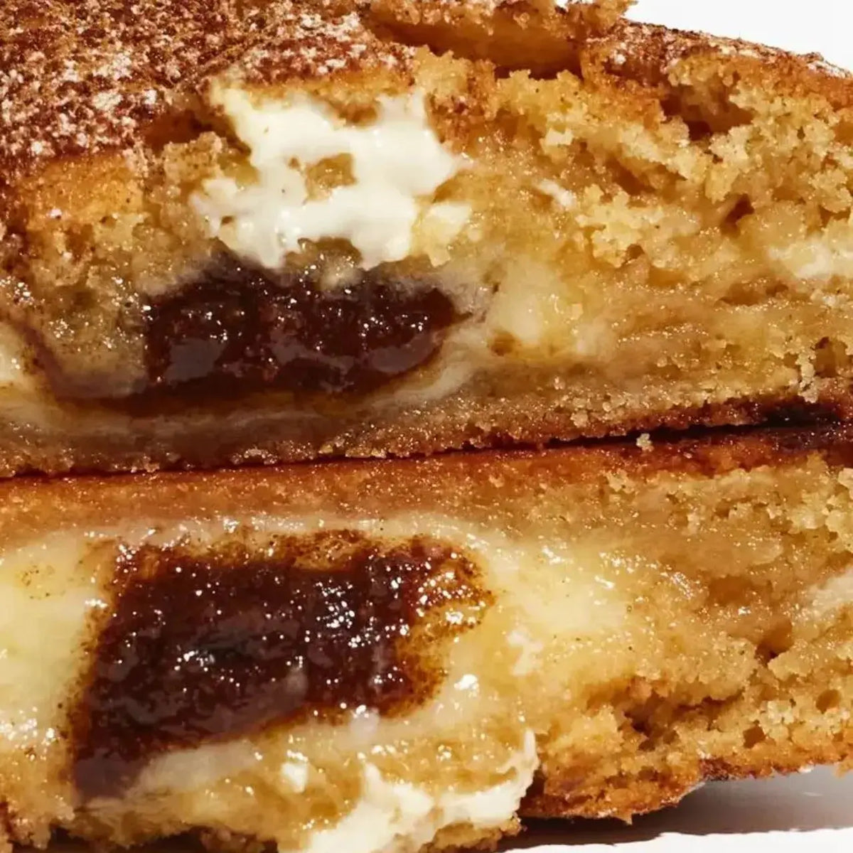 Brooki cinnamon scroll cookie, thick with a soft centre and cinnamon sugar swirl