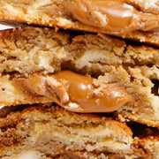 Brooki Biscoff cookie, thick with a soft centre