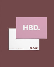 HBD. Postcard - Brooki Bakehouse
